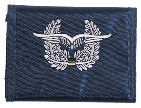 Geldbeutel Luftwaffe blau