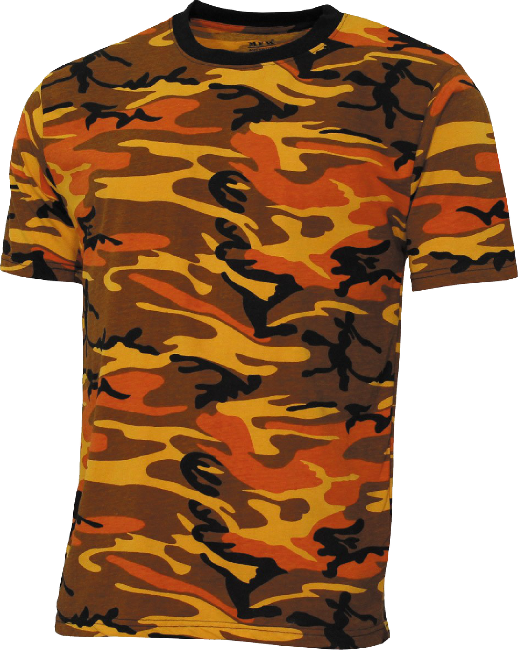 Streetstyle T-Shirt Orange Camo