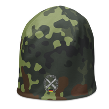 Lade das Bild in den Galerie-Viewer, Allover-Beanie Flecktarn Artillerie
