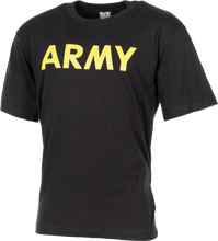 Lade das Bild in den Galerie-Viewer, MFH T-Shirt ARMY Schwarz
