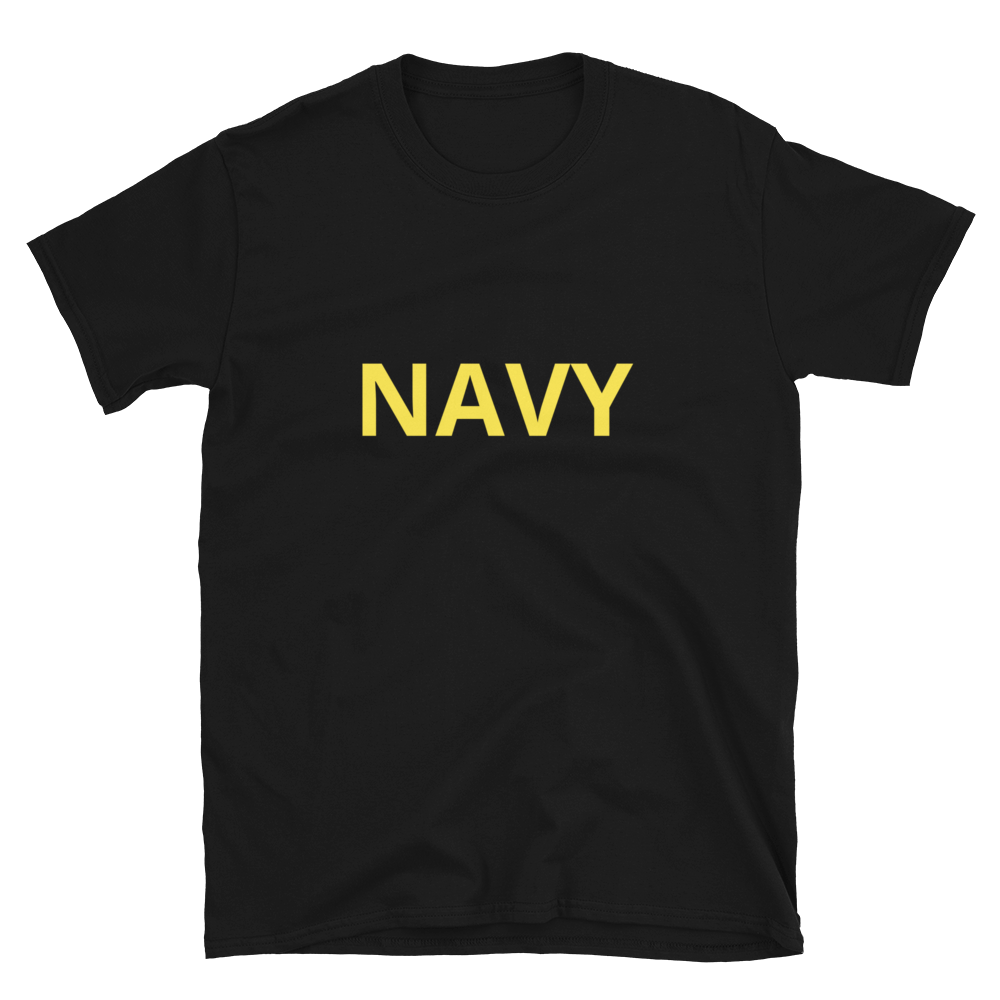 T-Shirt NAVY gelb