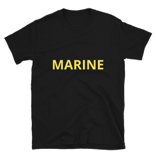 Lade das Bild in den Galerie-Viewer, T-Shirt MARINE gelb
