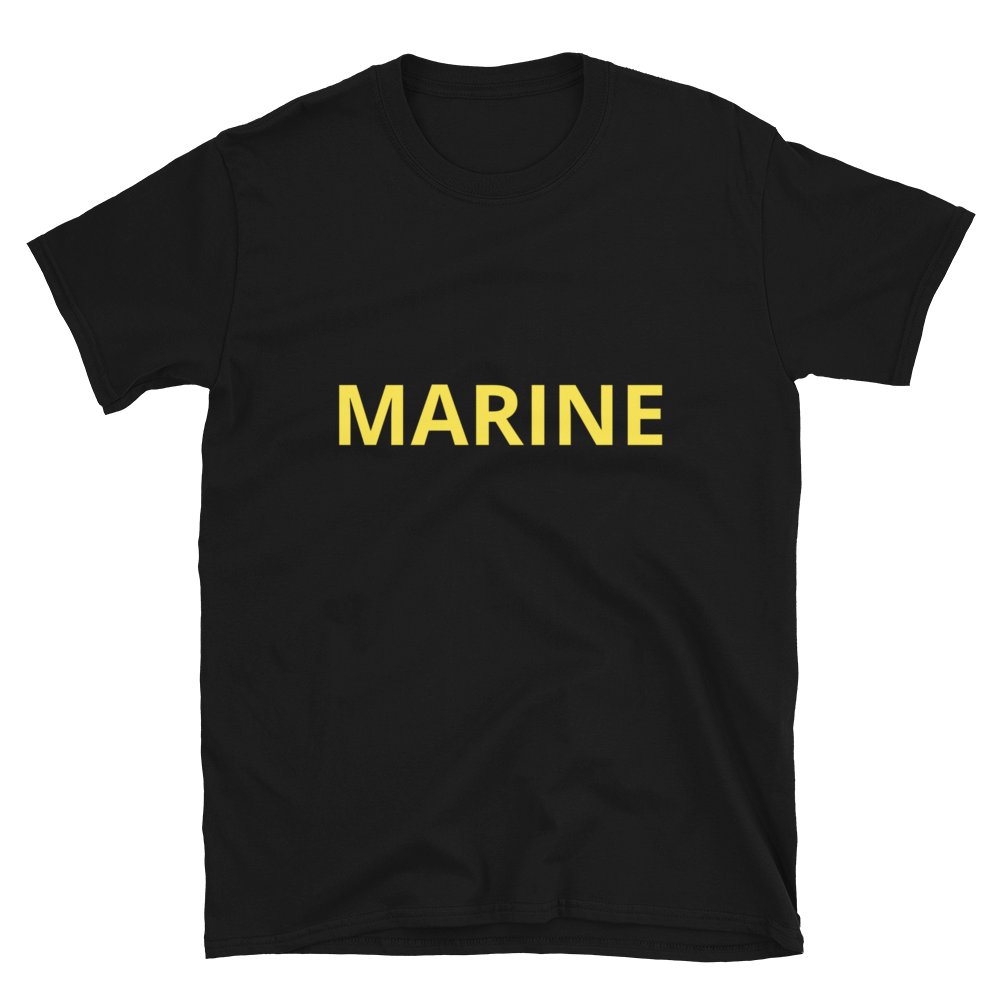 T-Shirt MARINE gelb