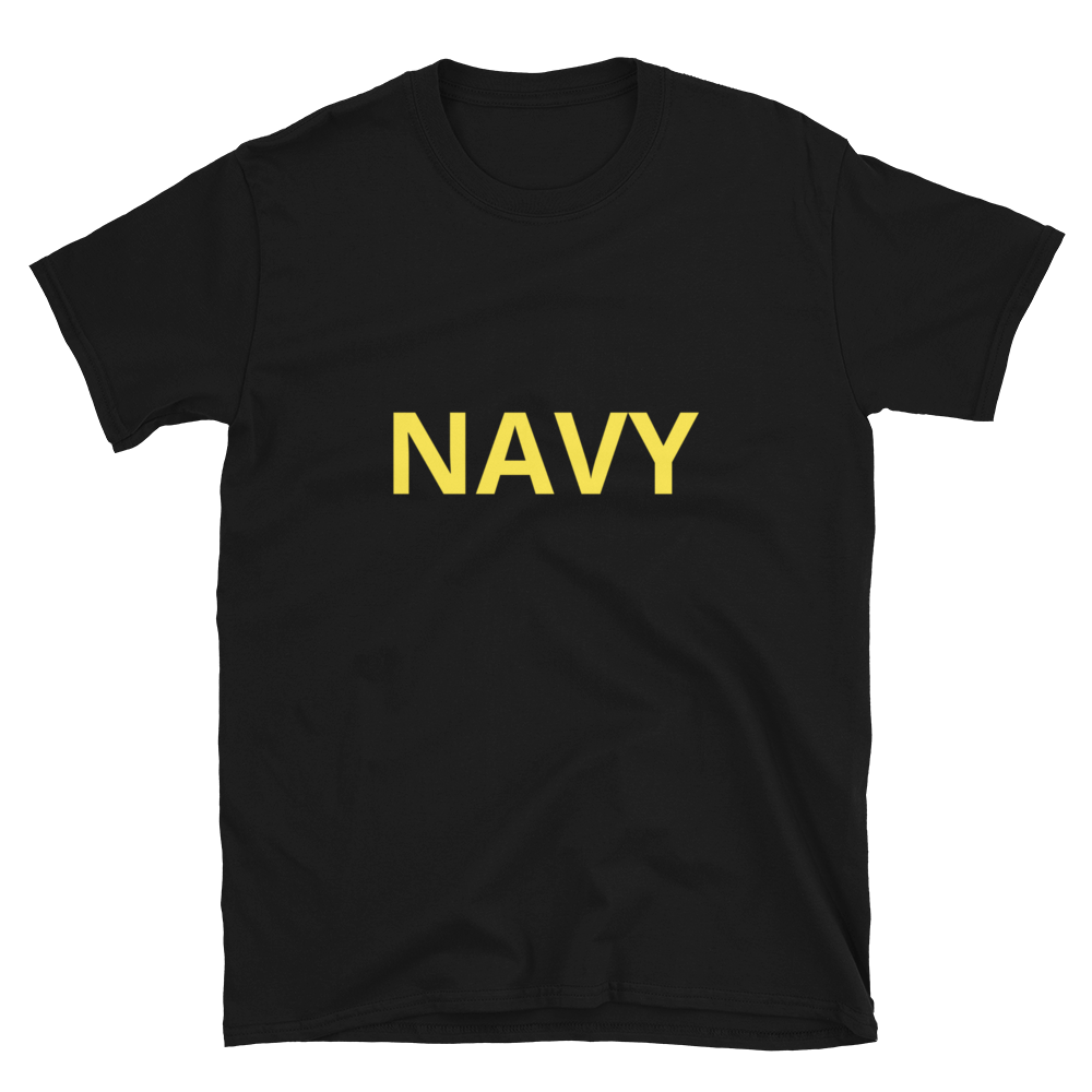 T-Shirt NAVY gelb