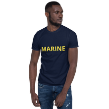 Lade das Bild in den Galerie-Viewer, T-Shirt MARINE gelb
