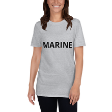 Lade das Bild in den Galerie-Viewer, T-Shirt MARINE schwarz
