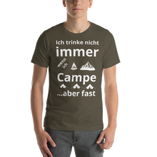 Lade das Bild in den Galerie-Viewer, T-Shirt Camping trinken weiss
