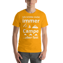 Lade das Bild in den Galerie-Viewer, T-Shirt Camping trinken weiss
