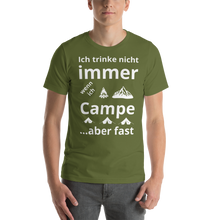 Lade das Bild in den Galerie-Viewer, T-Shirt Camping trinken weiss
